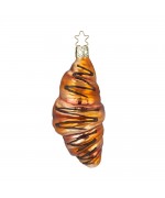NEW - Inge Glas Glass Ornament - Chocolate Croissant
